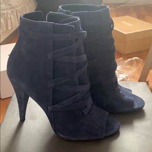 Vince Camuto open toe booties